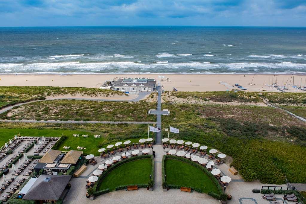 Grand Hotel Huis Ter Duin Noordwijk Zewnętrze zdjęcie Aerial view of the beach