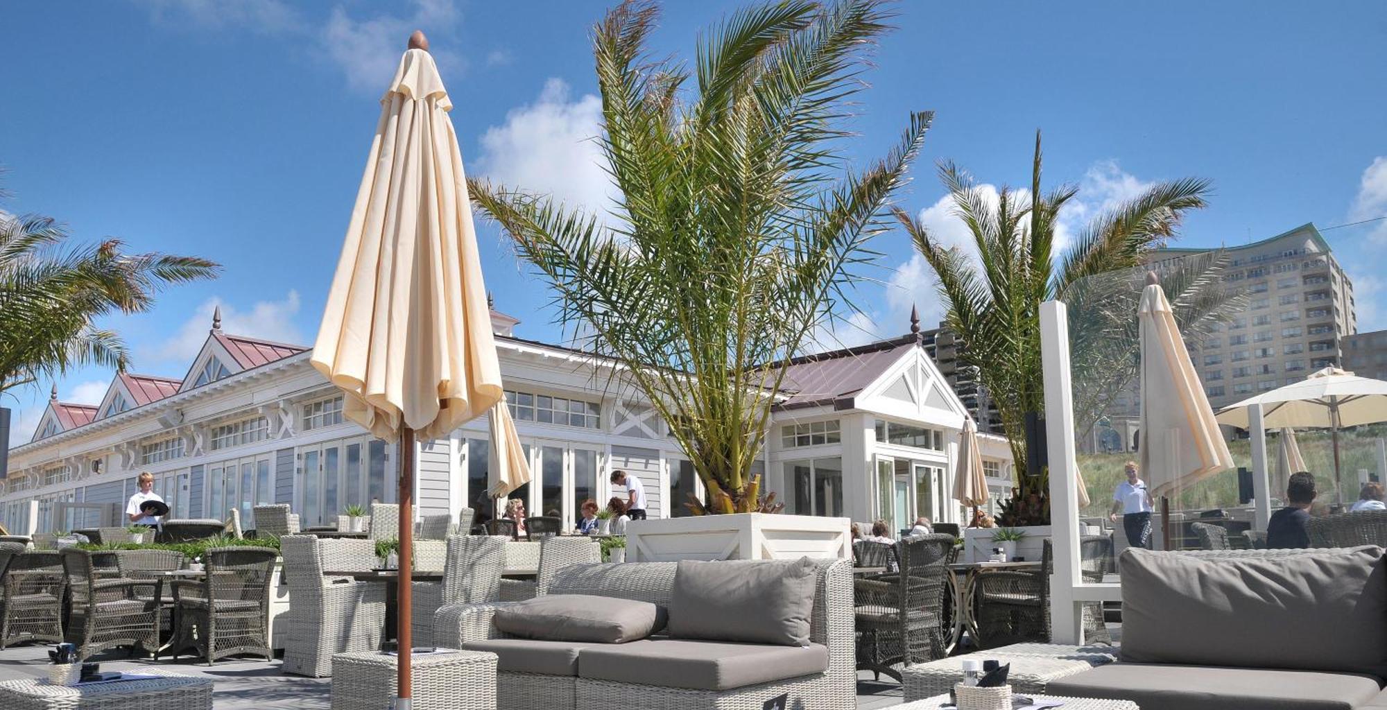 Grand Hotel Huis Ter Duin Noordwijk Zewnętrze zdjęcie The beach club at the Hotel Axelmannstein